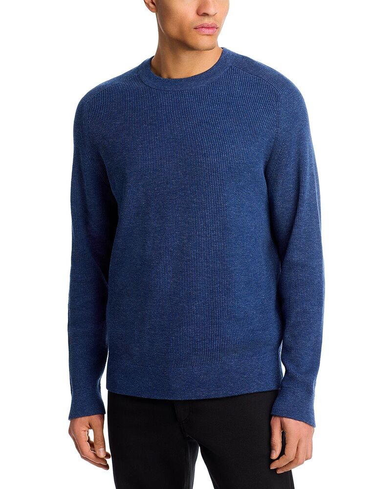 NN07 メンズ アウター 編み物・スウェーター 労働者の一団のど首 NN07 Kaley Crewneck Sweater Denim Blue ジーンズ