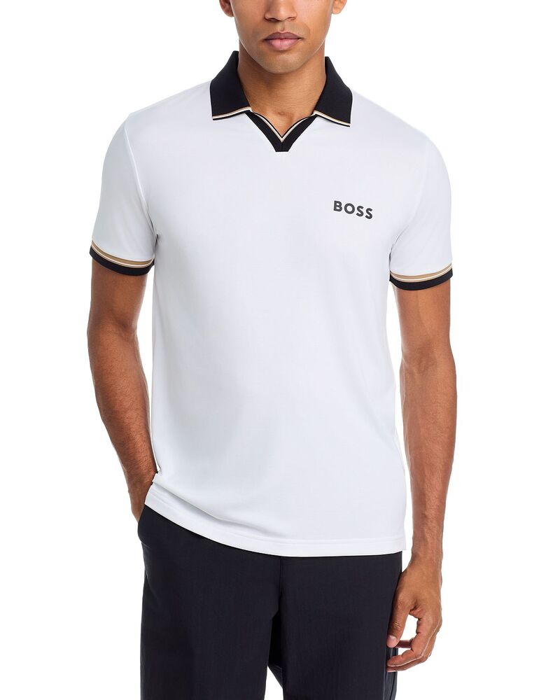 元締め メンズ トップス スポーツシャツ ロゴタイプ BOSS Tennis Toc Serve 2 Logo Polo Shirt White 白いこと