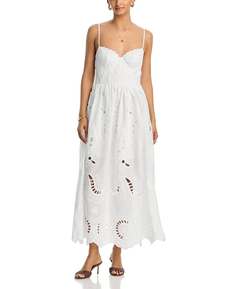 アクア レディース トップス ワンピース マキシ AQUA Corset Maxi Dress - Exclusive White ホワイト｜ReVida 店 26,520円