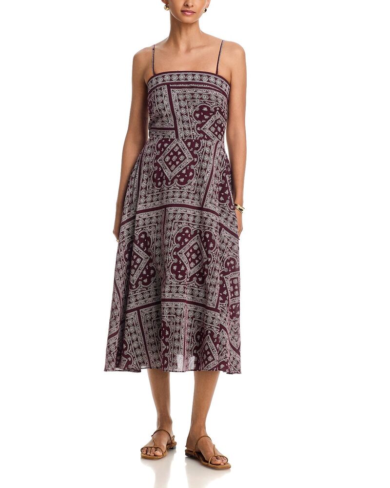 ヴェロニカ ベアード レディース トップス ワンピース ミディ Veronica Beard Kitt Midi Dress Raisin Dove|ReVida 店