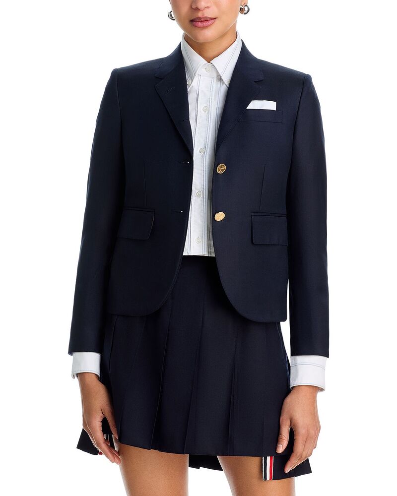 トムブラウン レディース アウター ジャケット・ブルゾン コート Thom Browne High Armhole Sport Coat Navy ネイビー|ReVida 店