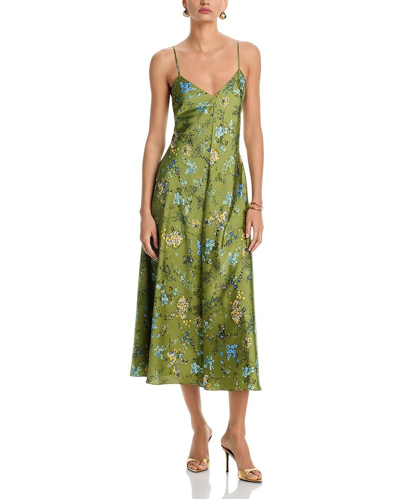 サンク セプト レディース トップス ワンピース フラワー柄 フラワー Cinq Sept Windswept Floral Orien Dress Iguana Multi マルチカラー|ReVida 店