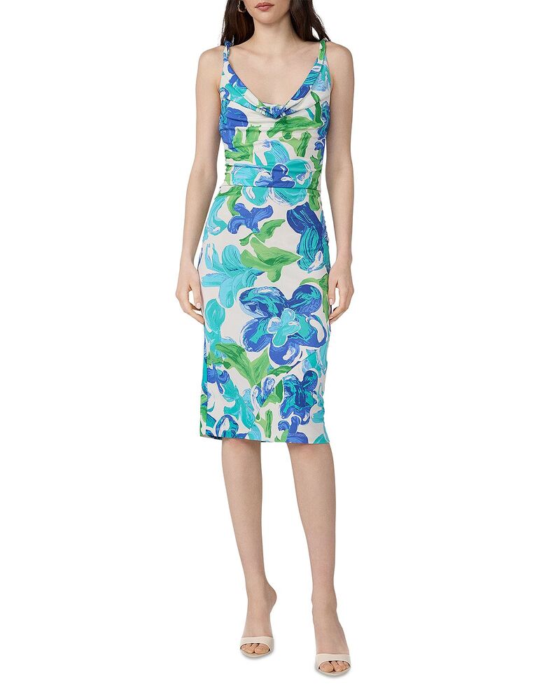 ダイアン フォン ファステンバーグ レディース トップス ワンピース DIANE von FURSTENBERG Delaney Dress Cote Ibiza Blue ブルー｜ReVida 店