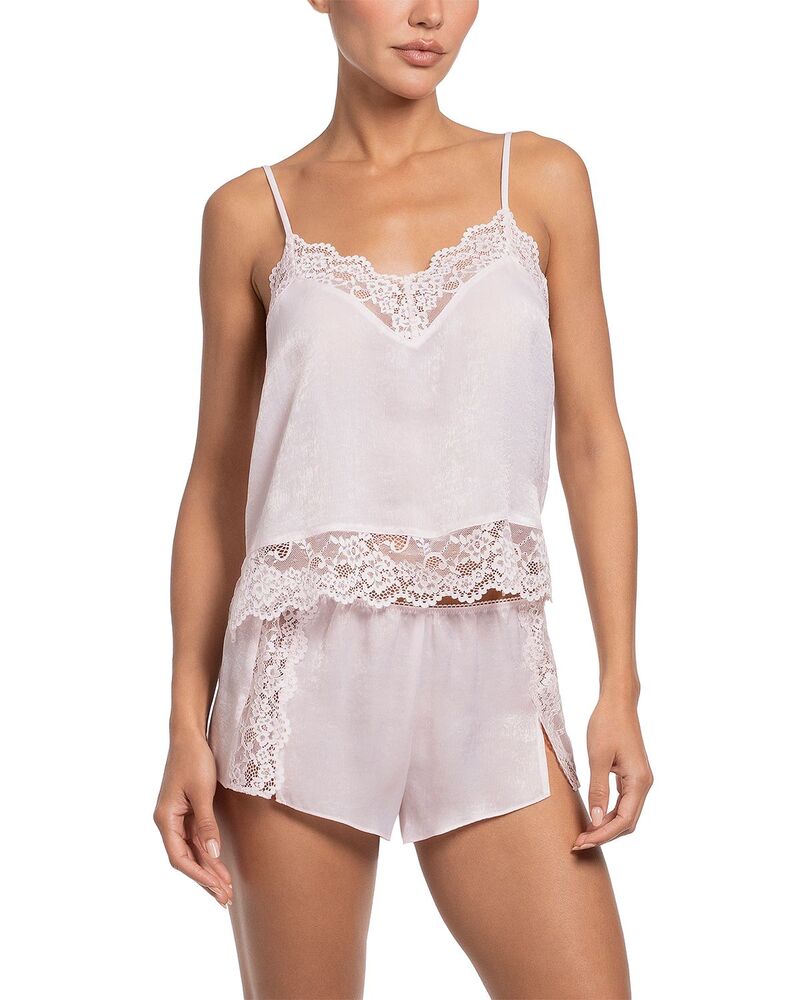 インブルーム レディース アウター パーカー・スウェット サテン In Bloom by Jonquil Shimmer Satin Cami Short Pajama Set Rose｜ReVida 店