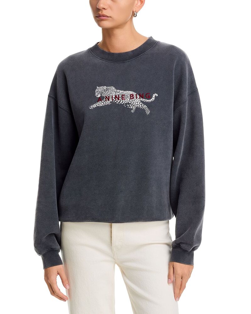 アニービン レディース アウター パーカー・スウェット シャツ Anine Bing Spencer Sweatshirt Black ブラック|ReVida 店