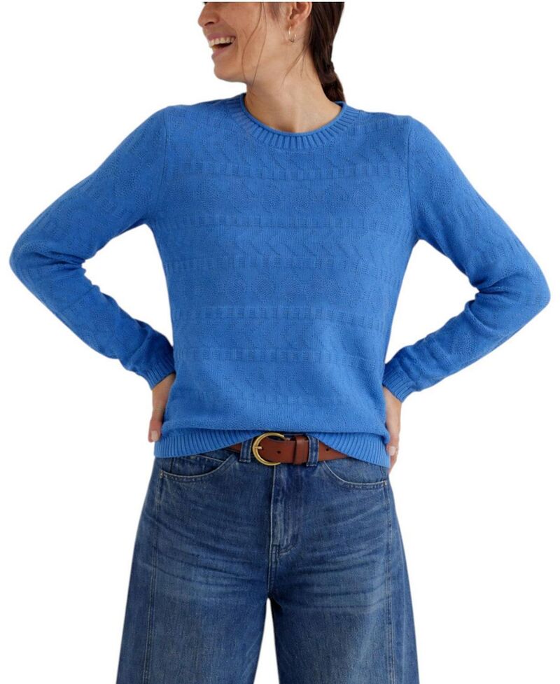 シーソルトコーンウォール レディース アウター ニット・セーター Seasalt Cornwall Women's Kinter Sweater Sailboats｜ReVida 店