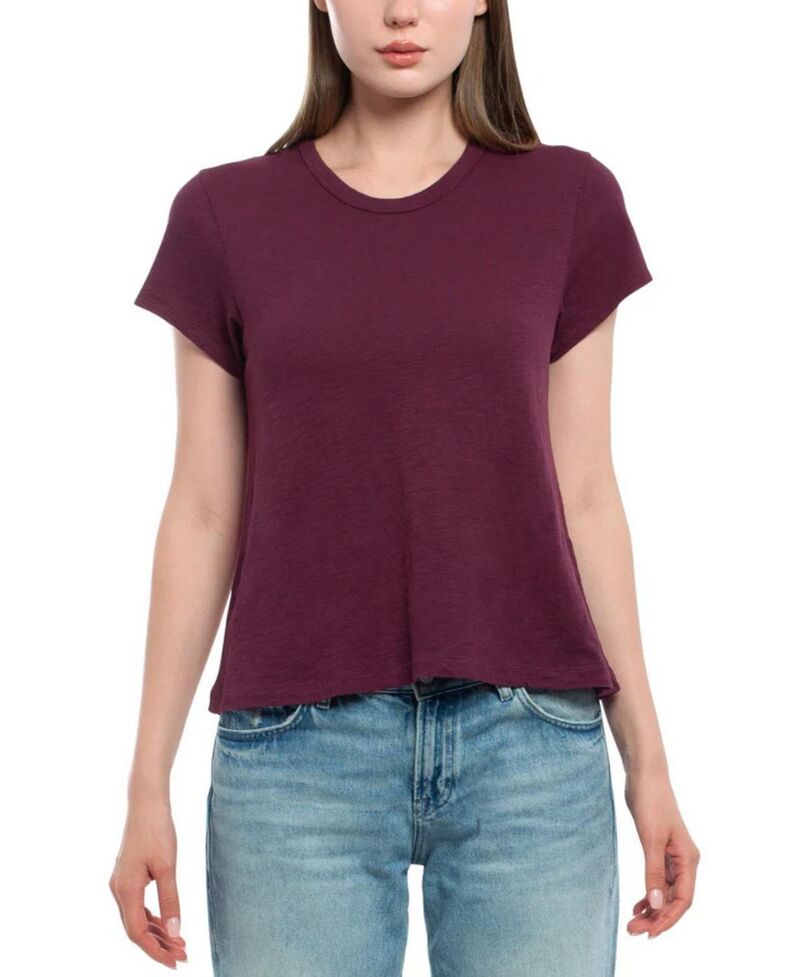 ウィルト レディース トップス Tシャツ WILT Short Sleeve Baby Fit Shrunken Crew Tee Dark Fig｜ReVida 店