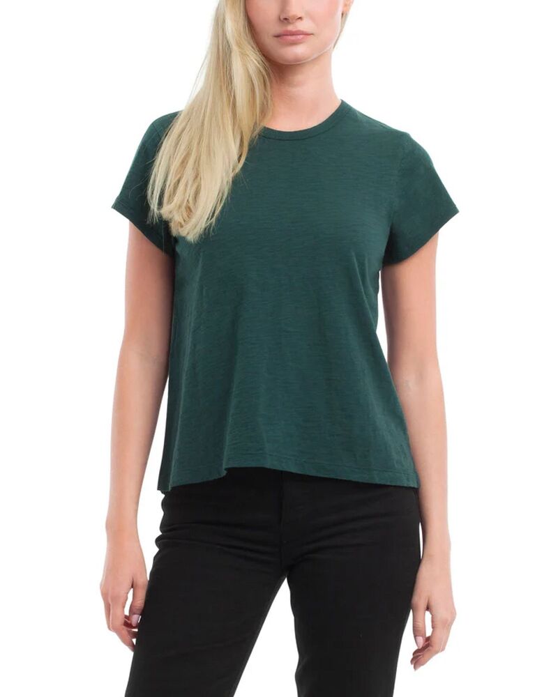 ウィルト レディース トップス Tシャツ WILT Short Sleeve Baby Fit Shrunken Crew Tee Dark Sea｜ReVida 店
