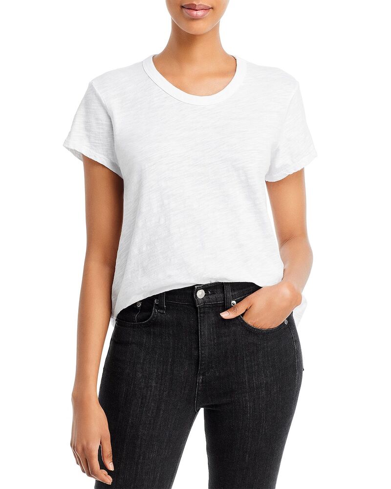 ウィルト レディース トップス Tシャツ WILT Short Sleeve Baby Fit Shrunken Crew Tee White ホワイト|ReVida 店