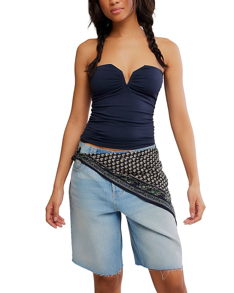 フリーピープル レディース トップス シャツ Free People Round Two Tube Top Black ブラック|ReVida 店