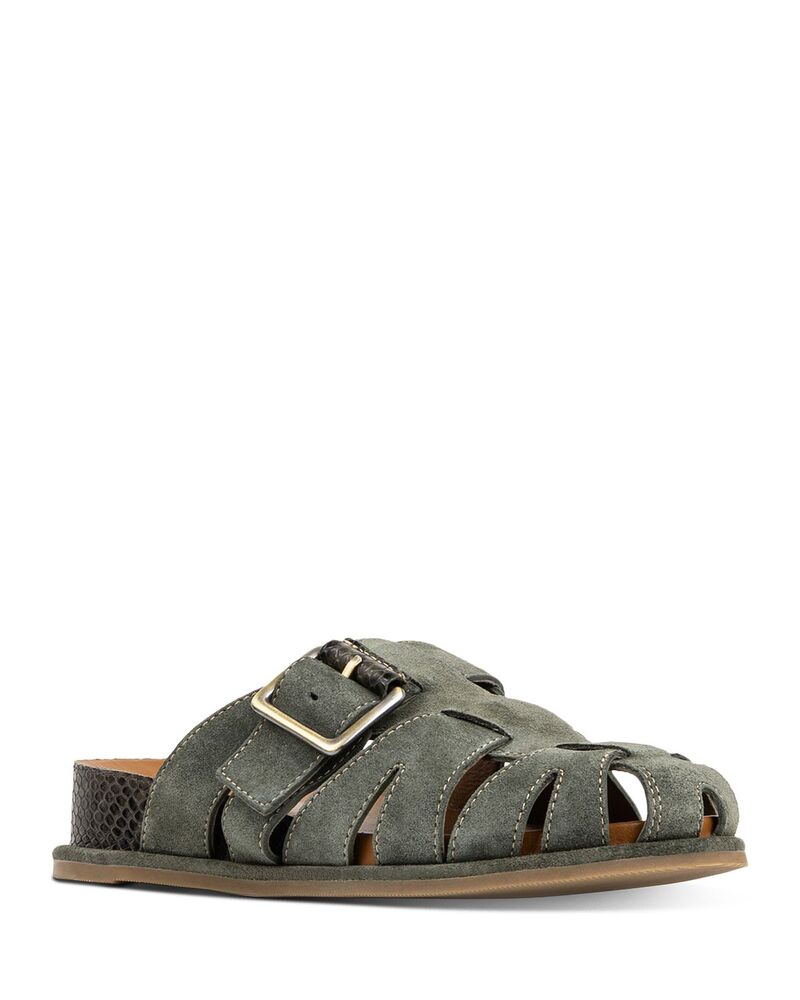 ドナルドプリネール レディース シューズ サンダル Donald Pliner Women's Manor Fisherman Clogs Olive オリーブ｜ReVida 店