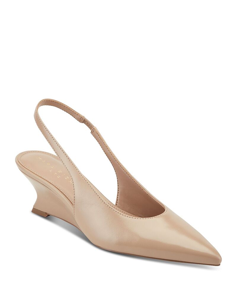 マーク・フィッシャー レディース シューズ パンプス Marc Fisher LTD. Women's Taten Slingback Pumps Medium Natural｜ReVida 店