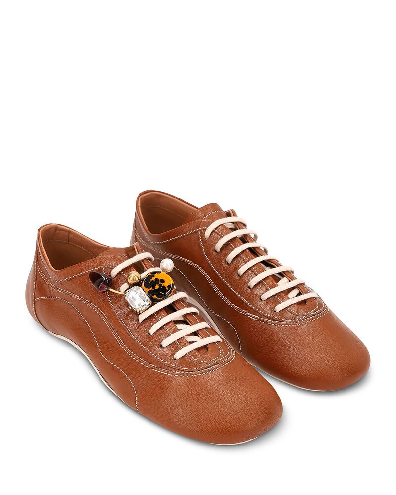 ドリス・ヴァン・ノッテン レディース シューズ スニーカー Dries Vanoten Women's Ballerina Sneakers Cognac｜ReVida 店