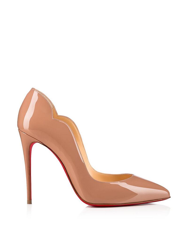 クリスチャン・ルブタン レディース シューズ パンプス Christian Louboutin Women's Hot Chick 100mm Pumps Blush ブラッシュ｜ReVida 店 154,900円