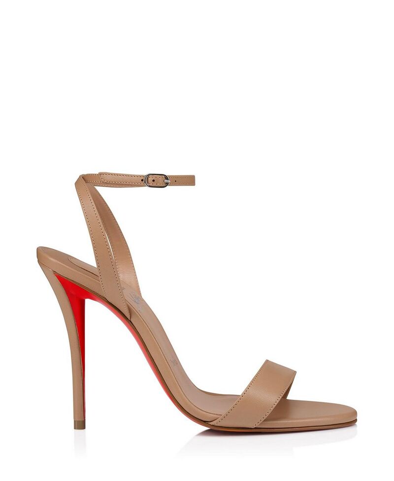 クリスチャン・ルブタン レディース シューズ サンダル Christian Louboutin Women's Miss Z Sandal 100mm Strappy Sandals Blush ブラッシュ｜ReVida 店