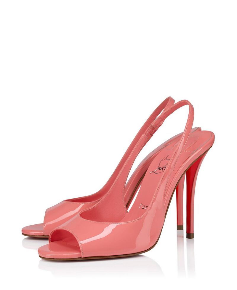 クリスチャン・ルブタン レディース シューズ パンプス Christian Louboutin Women'sofia Z 100mm Slingback Pumps Grapefruit｜ReVida 店
