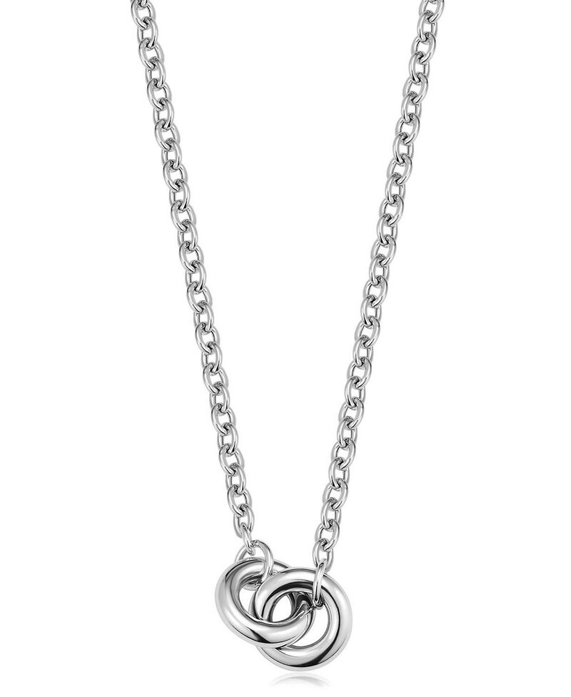 オラディナ レディース アクセサリー ネックレス・チョーカー・ペンダントトップ レース Oradina Sterling Silver Together Pendant Necklace 20" Silver シルバー|ReVida 店