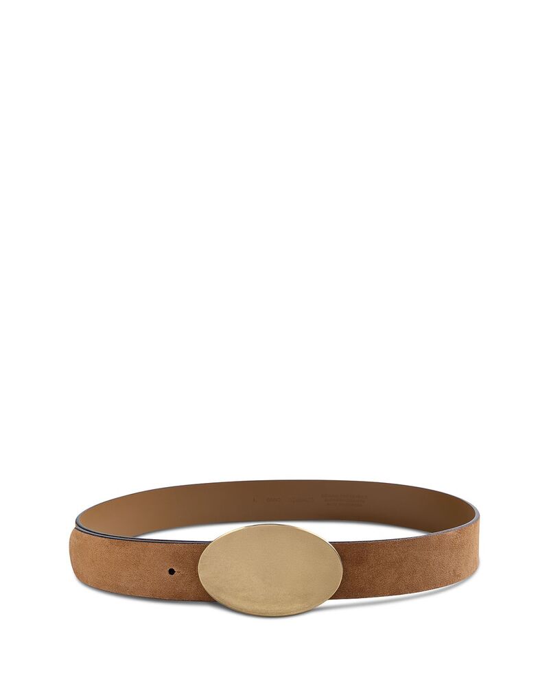 メイドウェル レディース アクセサリー ベルト スエード Madewell Women's Oval Plaque Suede Belt Aged Cognac｜ReVida 店