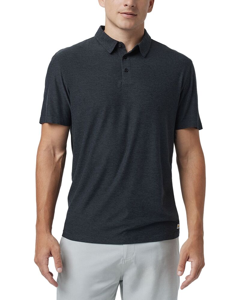 ビュオーリ メンズ トップス ポロシャツ Vuori Strato Tech Polo Shirt Charcoal Heather チャコール|ReVida 店