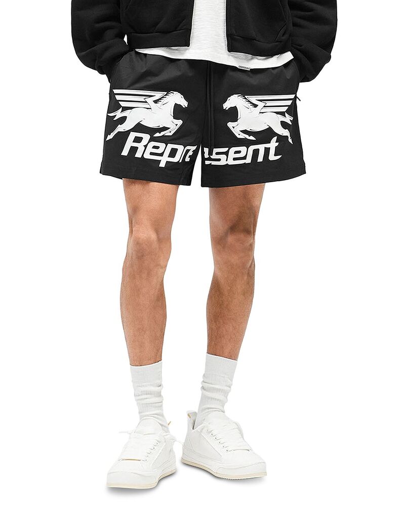 リプレゼント メンズ 水着 ハーフパンツ・ショーツ ショートパンツ Represent Nothing Faster Swim Shorts Jet Black ブラック｜ReVida 店