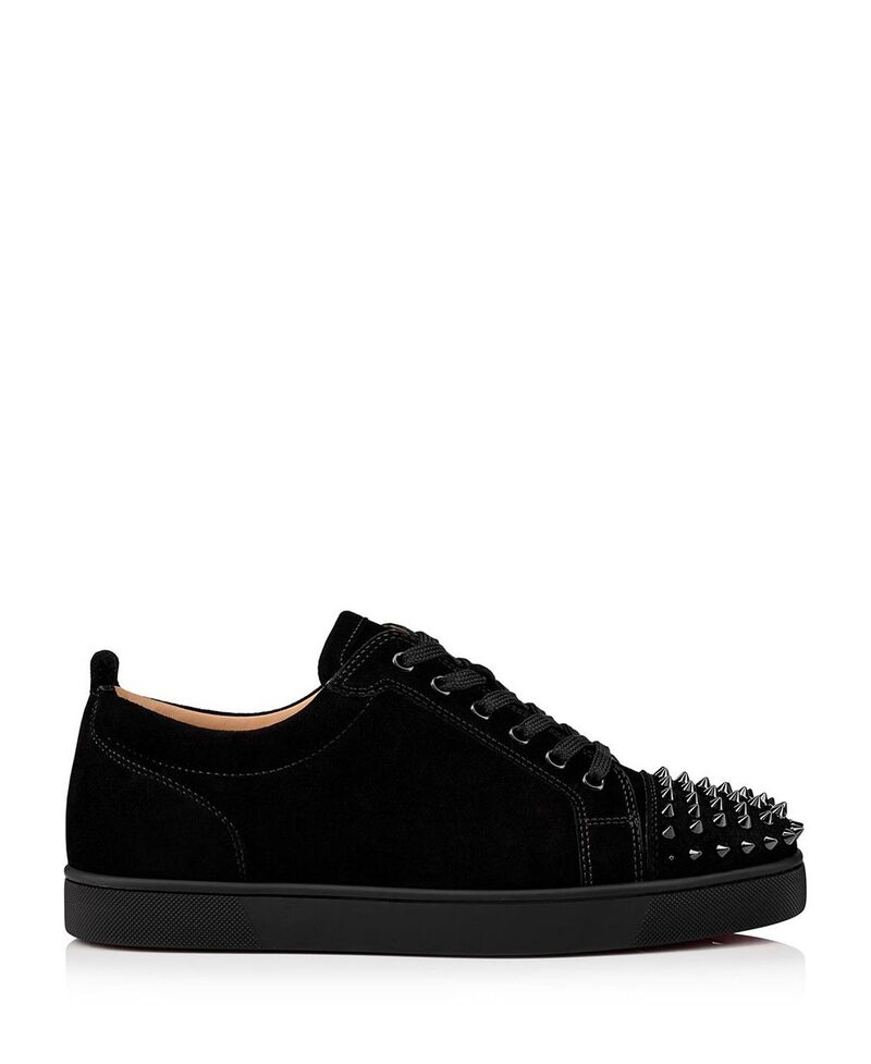 クリスチャン・ルブタン メンズ シューズ スニーカー Christian Louboutin Men's Louis Junior Spikes Low Sneakers Black ブラック｜ReVida 店