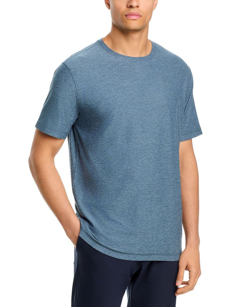 ビュオーリ メンズ トップス Tシャツ Vuori Strato Short Sleeve Tech Tee Blue Sea Heather ヘザー|ReVida 店