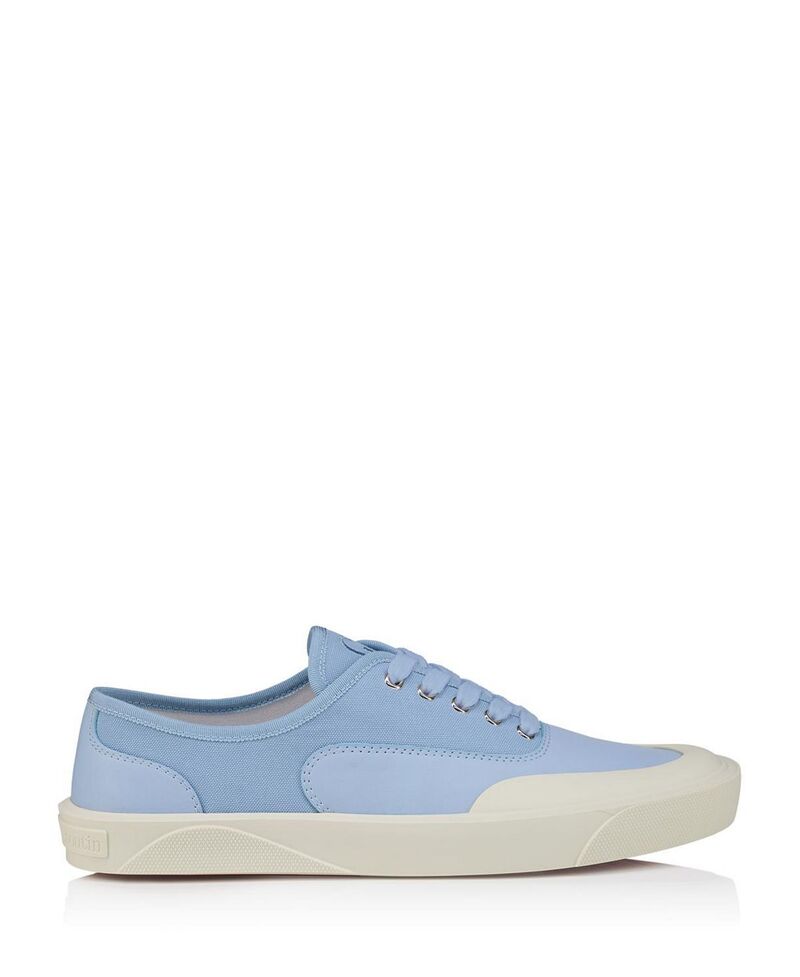 クリスチャン・ルブタン メンズ シューズ スニーカー Christian Louboutin Men's Tactical Skate Low Sneakers Pastel Blue ブルー｜ReVida 店