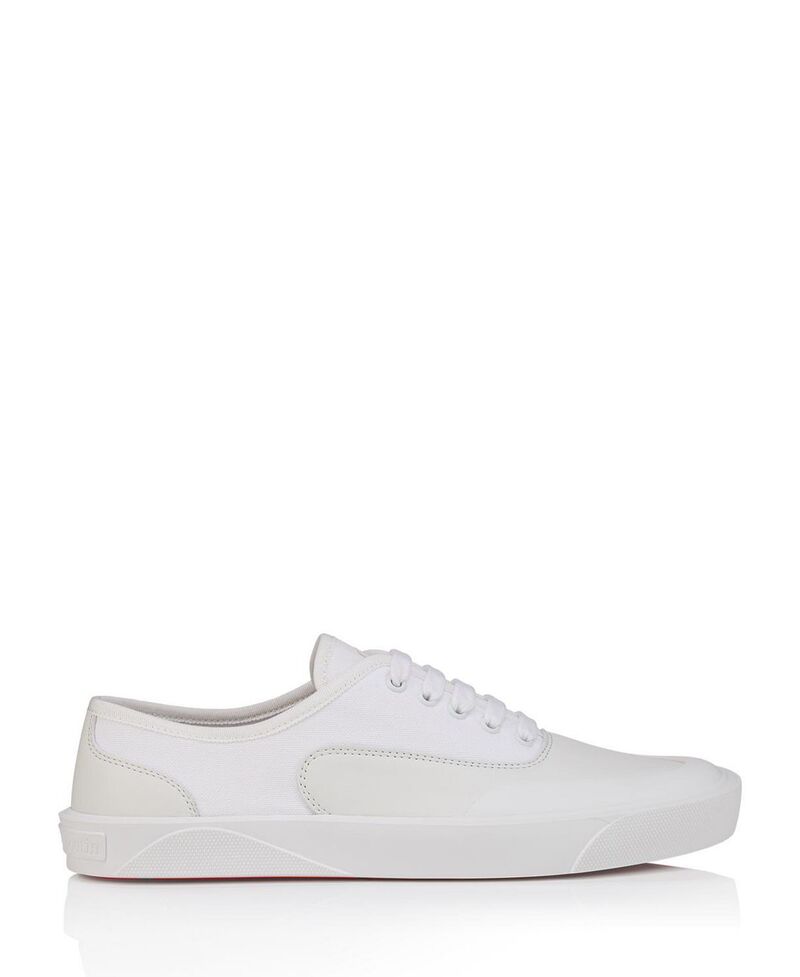 クリスチャン・ルブタン メンズ シューズ スニーカー Christian Louboutin Men's Tactical Skate Low Sneakers White ホワイト|ReVida 店