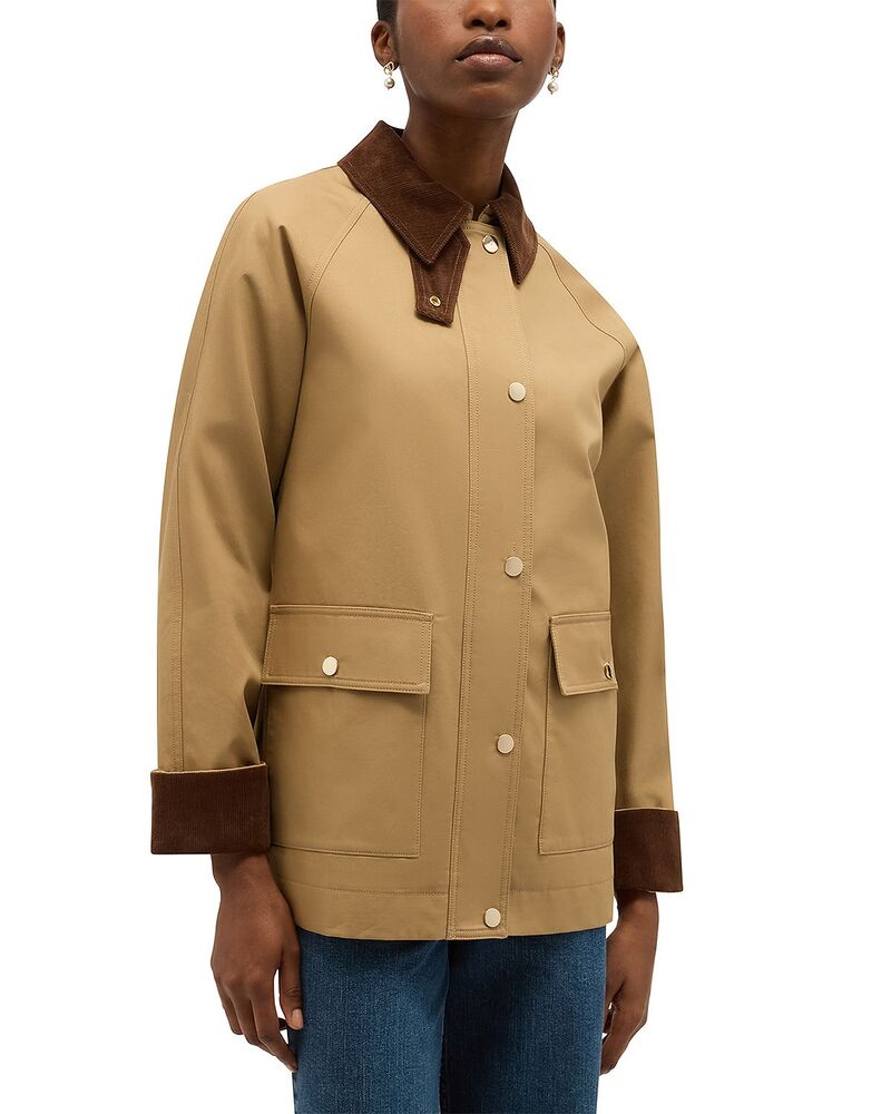 ホッブスロンドン レディース アウター ジャケット・ブルゾン コットン HOBBS LONDON Gabby Cotton Barn Jacket Fawn Beige ベージュ｜ReVida 店