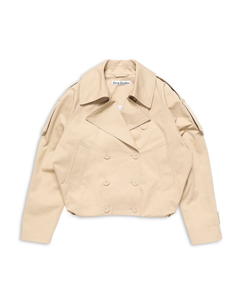 アクネ ストゥディオズ レディース アウター コート Acne Studioshortrench Coat Pale Beige ベージュ|ReVida 店