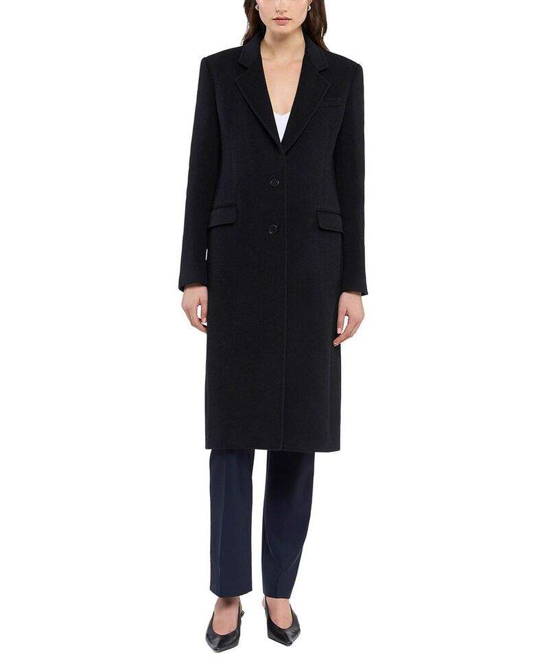 アナザー トゥモロー レディース アウター コート Another Tomorrow Tailo red Coat Black ブラック|ReVida 店
