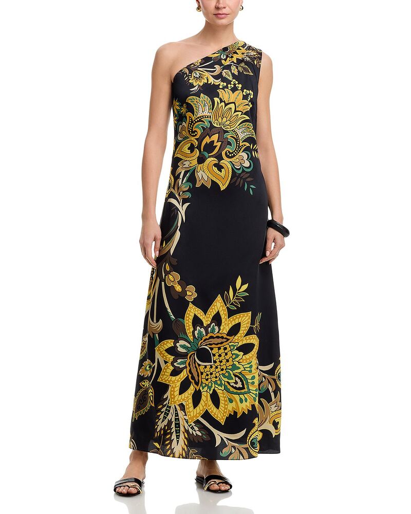 エリータハリ レディース トップス ワンピース Elie Tahari The Addison Dressunray Floral Print|ReVida 店