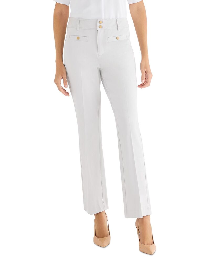 ニックプラスゾーイ レディース ボトムス カジュアルパンツ ブーツ NIC+ZOE Plaza Demi Boot Cut Pant silver Wish シルバー｜ReVida 店