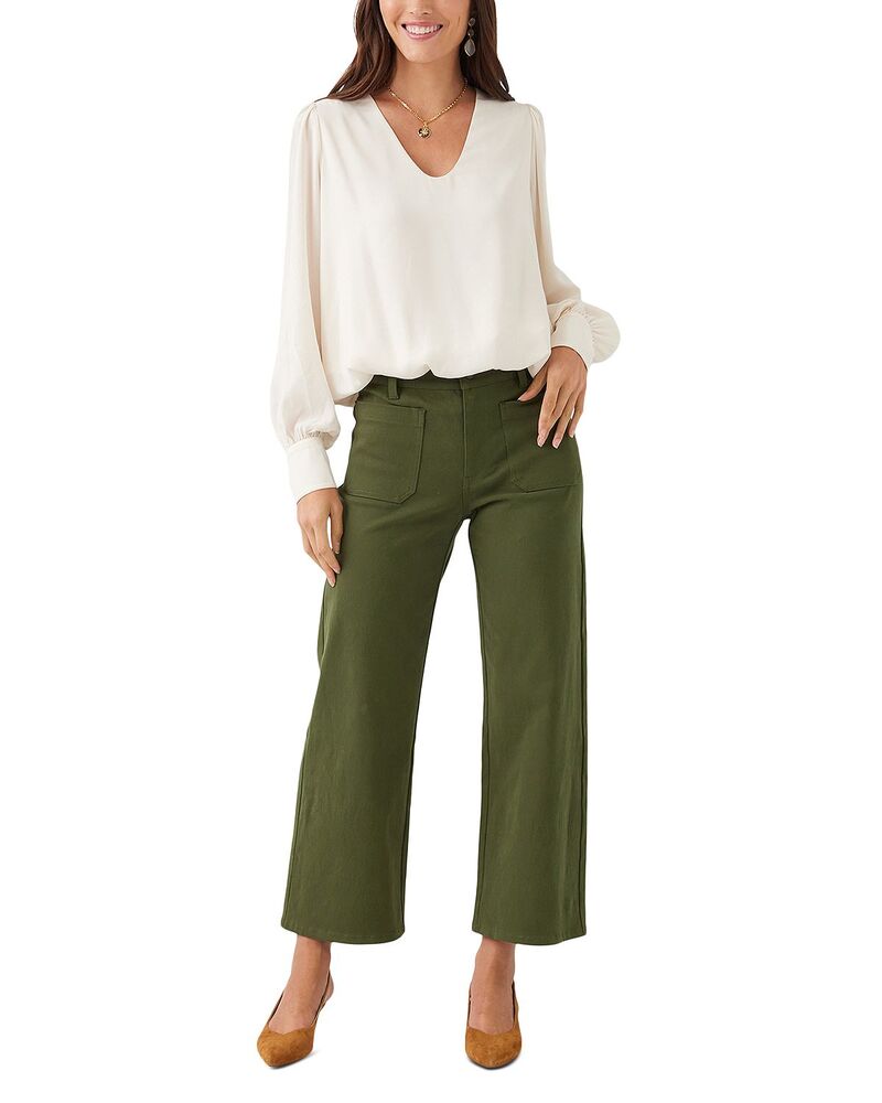カレンケーン レディース ボトムス カジュアルパンツ アンクル Karen Kane Lauren Ankle Flare Pants Olive オリーブ｜ReVida 店