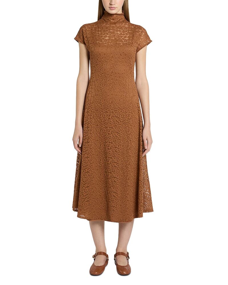 マレーラ レディース トップス ワンピース レース Marella MLSTESORO Lace Dress Tobacco Brown ブラウン｜ReVida 店