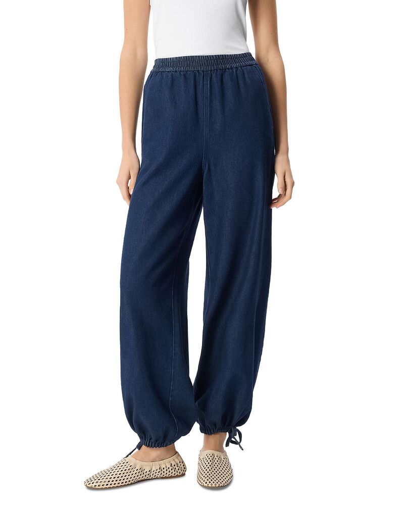 ホイッスルズ レディース ボトムス カジュアルパンツ Whistles Tie Hem Balloon Pants Dark Denim デニム｜ReVida 店
