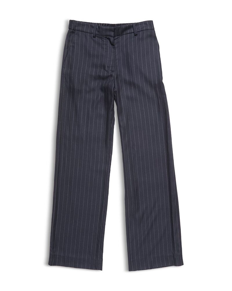アクネ ストゥディオズ レディース ボトムス カジュアルパンツ ウール Acne Studios Wool Pinstripe Pants Navy Blue ネイビー|ReVida 店