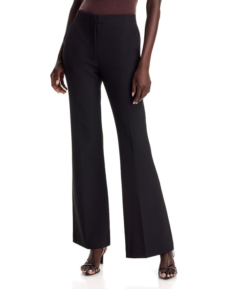 シムカイ レディース ボトムス カジュアルパンツ ストレート SIMKHAI Kenna Straight Leg Pants Black ブラック｜ReVida 店