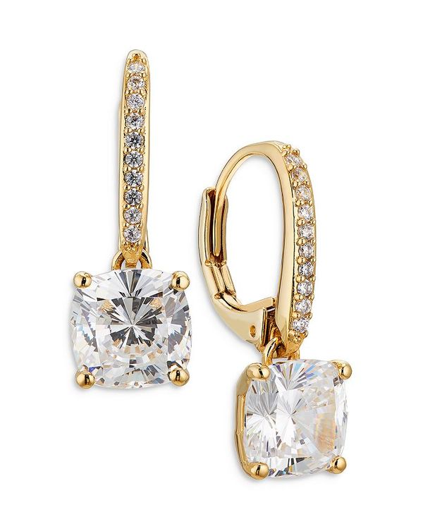 ナディール レディース アクセサリー ピアス・イヤリング Nadri Modern Love Pave & Cushion Cut Drop Earrings Gold ゴールド