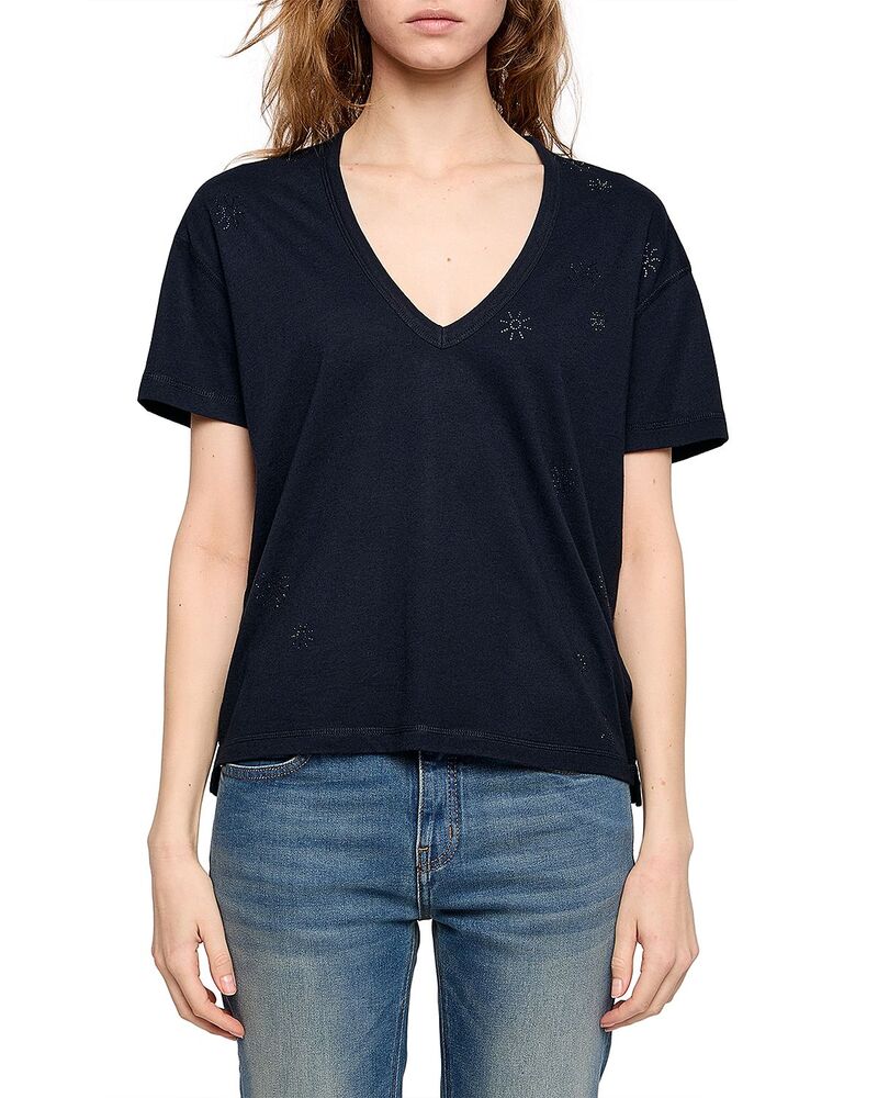 ザディグ エ ヴォルテール レディース トップス Tシャツ Zadig & Voltaire Marta Teencre｜ReVida 店