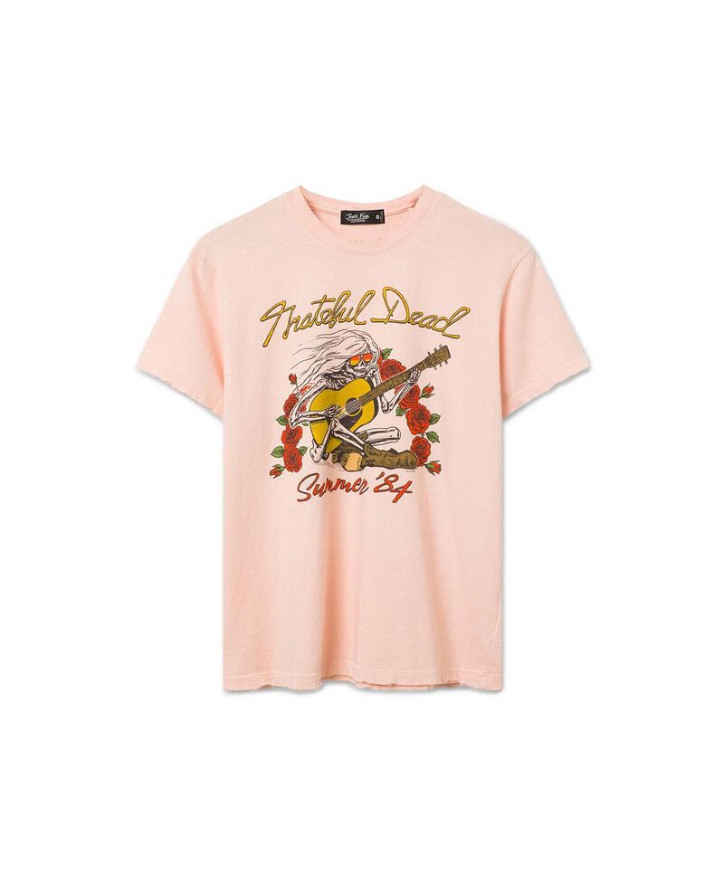 ジャンクフードクロージング レディース トップス Tシャツ ヴィンテージ Junk Food Clothing Women's Grateful Dead Summer '84 Vintage Tee Coral Cloud コーラル｜ReVida 店
