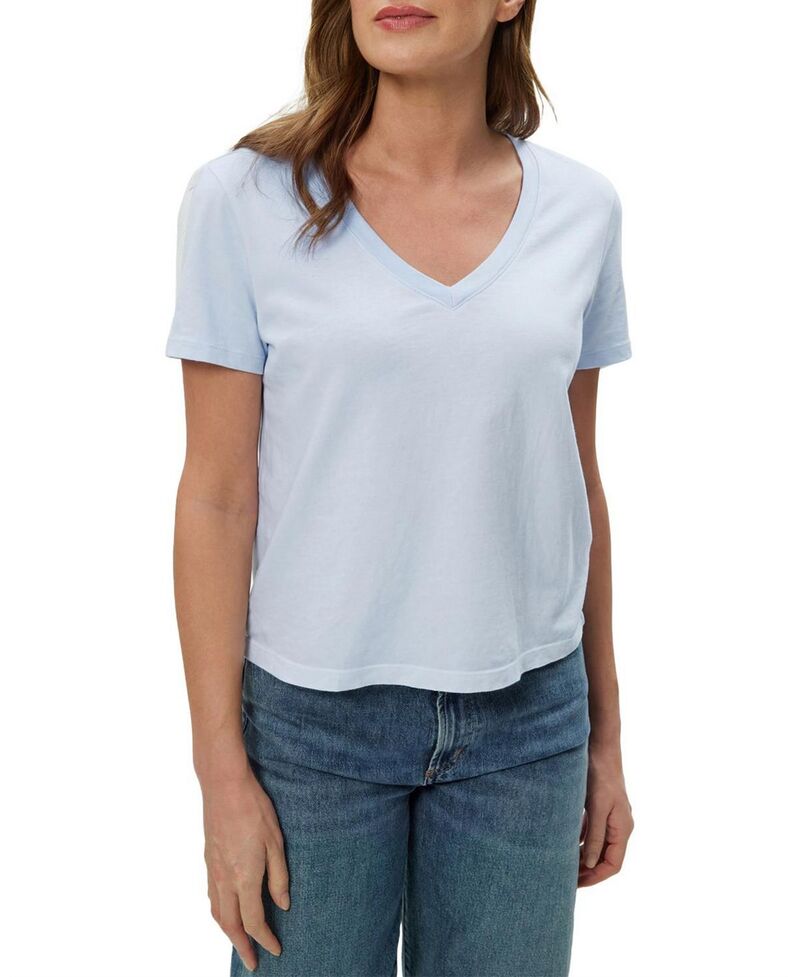 マイケルスターズ レディース トップス Tシャツ Vネック Michael Stars Daria V-Neck Tee Splash|ReVida 店