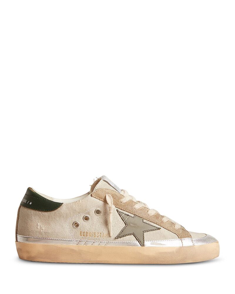 ゴールデングース レディース シューズ スニーカー Golden Goose Women'super Star Sneakers Grey/Green/Silver グレー｜ReVida 店
