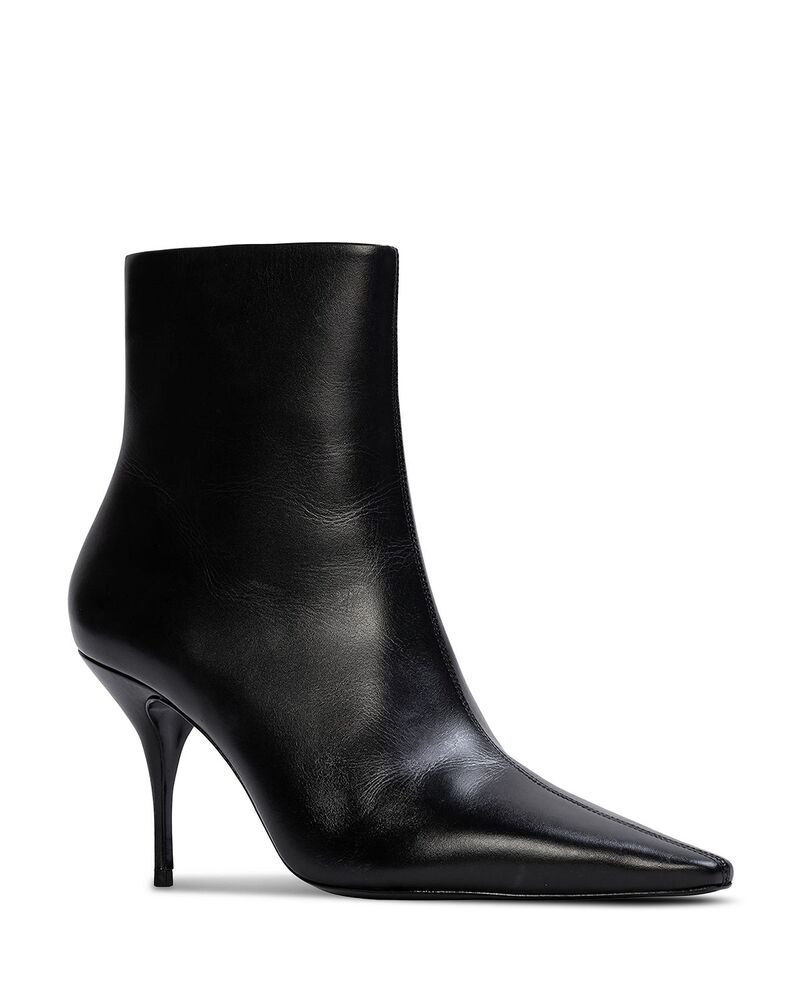 ブラックスエードスタジオ レディース シューズ ブーツ・レインブーツ レザー Black Suede Studio Women'snip Toe Classic Leather Boots Black Leather ブラック|ReVida 店