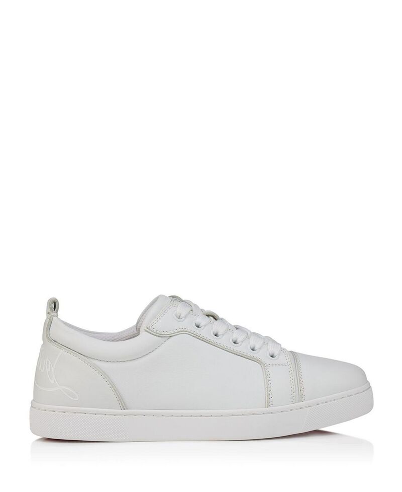 クリスチャン・ルブタン レディース シューズ スニーカー Christian Louboutin Women's Fun Louise Junior Low Sneakers White ホワイト｜ReVida 店 138,400円