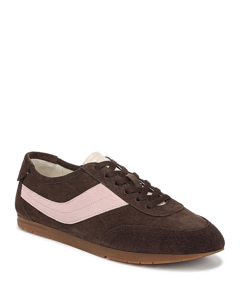 ヴィンス レディース シューズ スニーカー スエード Vince Women's LA Runner Suede Slip On Sneakers Dark Mocha モカ|ReVida 店