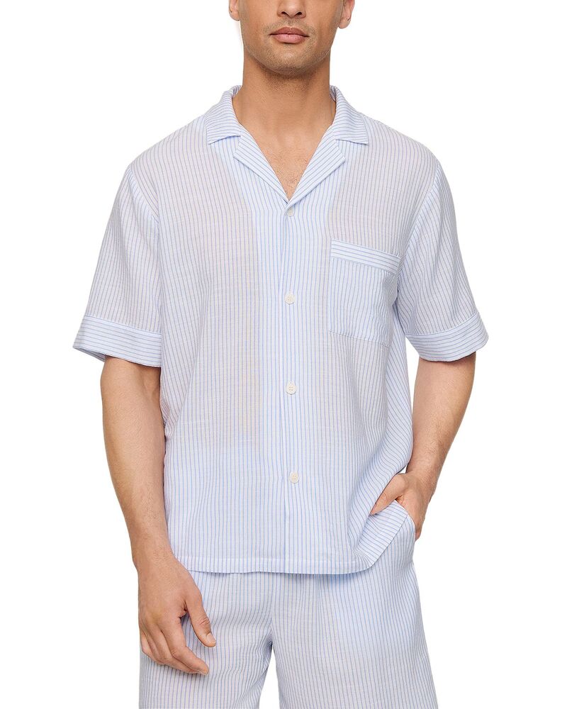 エバージェイ メンズ アウター パーカー・スウェット Eberjey Pajama Lounge Set White/Corn ホワイト|ReVida 店