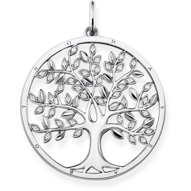 トーマスサボ メンズ ネックレス・チョーカー・ペンダントトップ アクセサリー Sabo Tree Pendant Ld10 Silver
