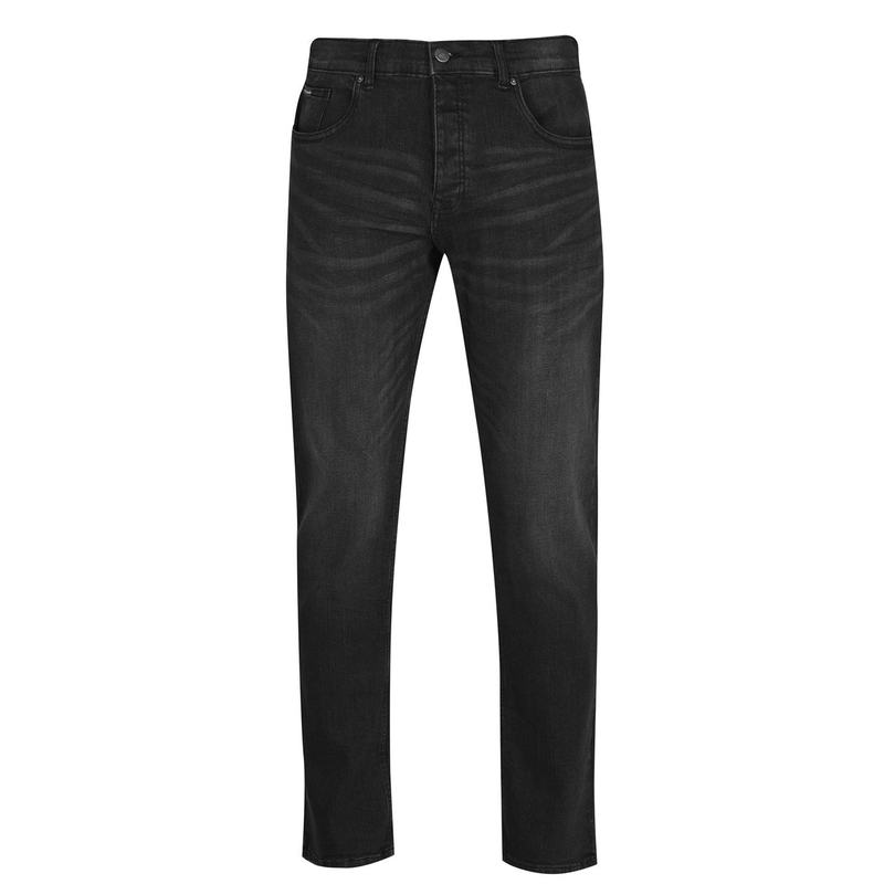 レークーパー メンズ ボトムス ジーンズズボン下 デニム Lee Cooper Regular Jeans Mens Black 黒いこと ズボン・パンツ-メンズファッション