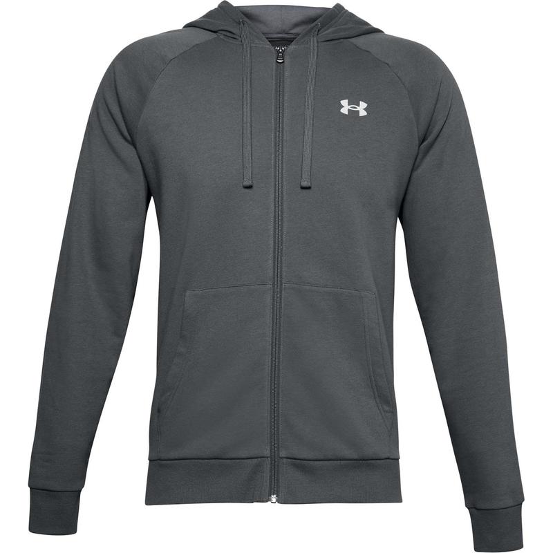 アンダーアーマー メンズ アウター パーカー・スウェット Under Armour Rival Full Zip Hoody Mens Carbon ニット・セーター-トップス-メンズファッション
